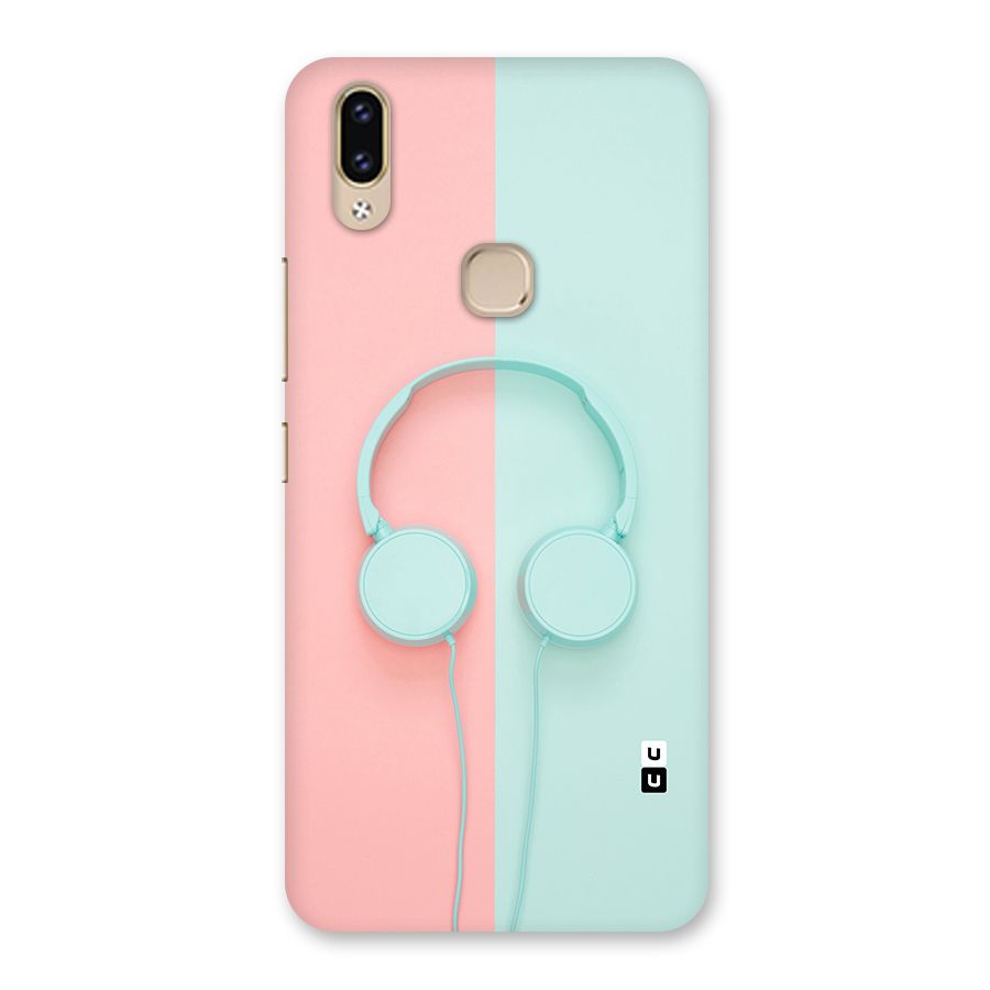 Pastel Headphones Back Case for Vivo V9 Youth