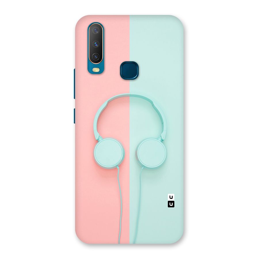 Pastel Headphones Back Case for Vivo Y11