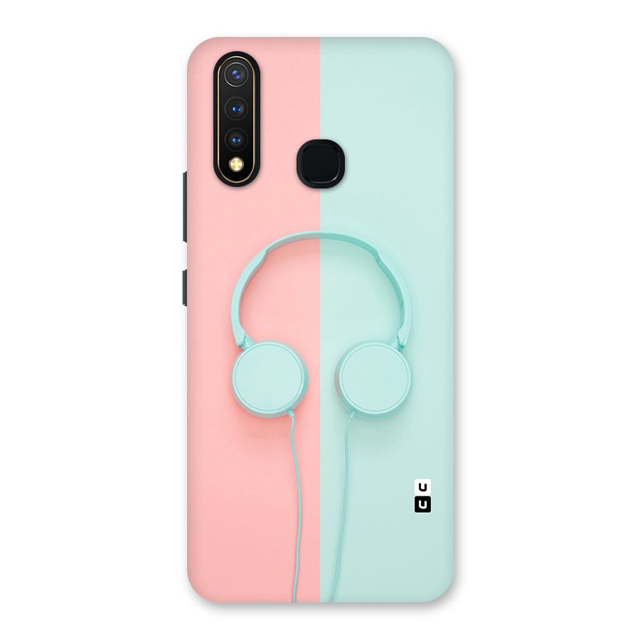 Pastel Headphones Back Case for Vivo Y19