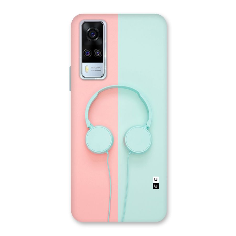 Pastel Headphones Back Case for Vivo Y31