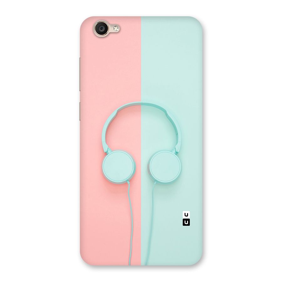 Pastel Headphones Back Case for Vivo Y55s