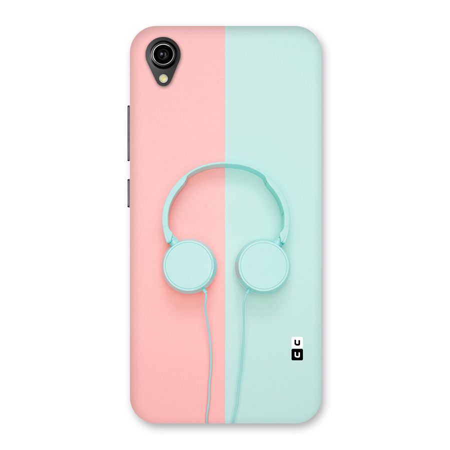 Pastel Headphones Back Case for Vivo Y90