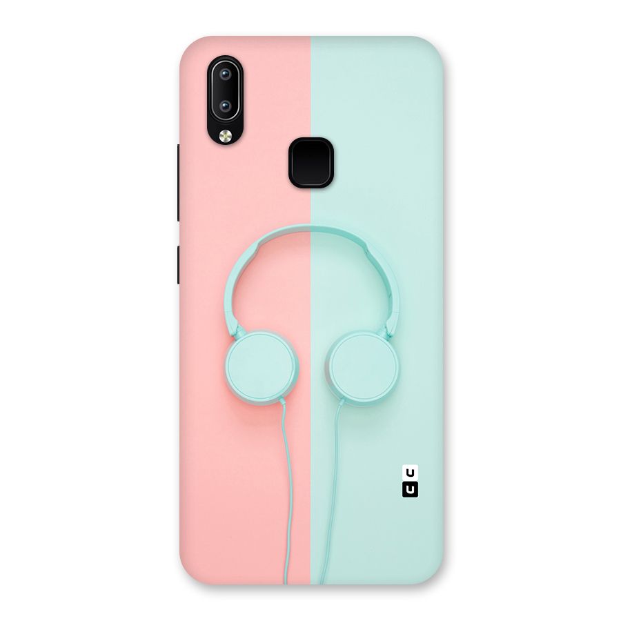 Pastel Headphones Back Case for Vivo Y93