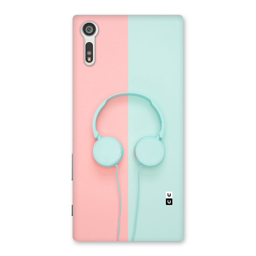 Pastel Headphones Back Case for Xperia XZ