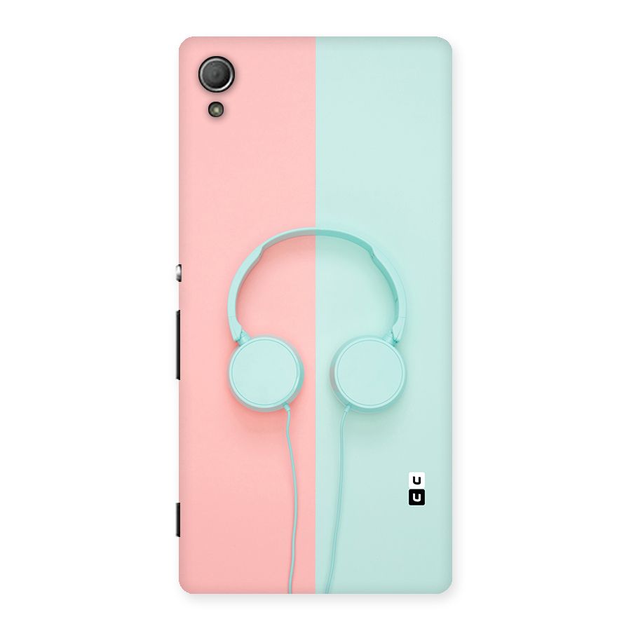 Pastel Headphones Back Case for Xperia Z4