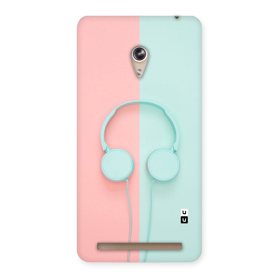 Pastel Headphones Back Case for Zenfone 6
