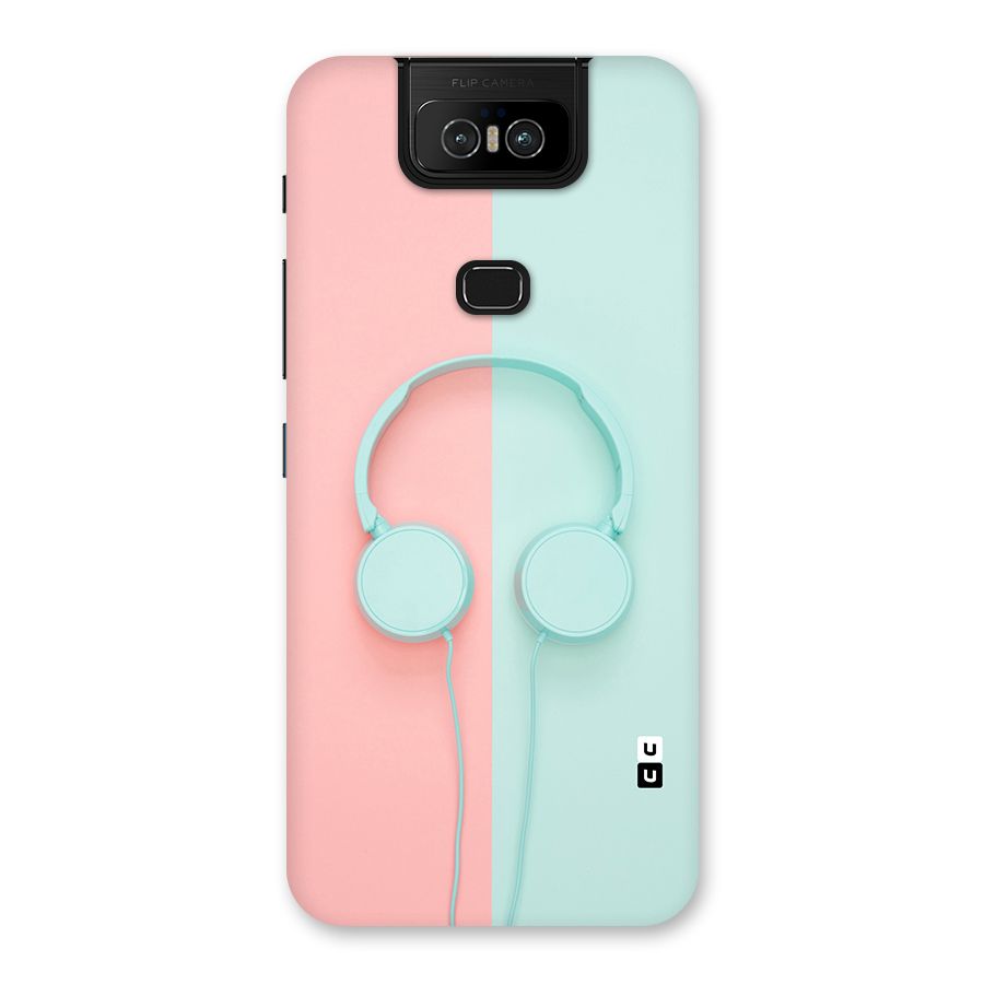 Pastel Headphones Back Case for Zenfone 6z