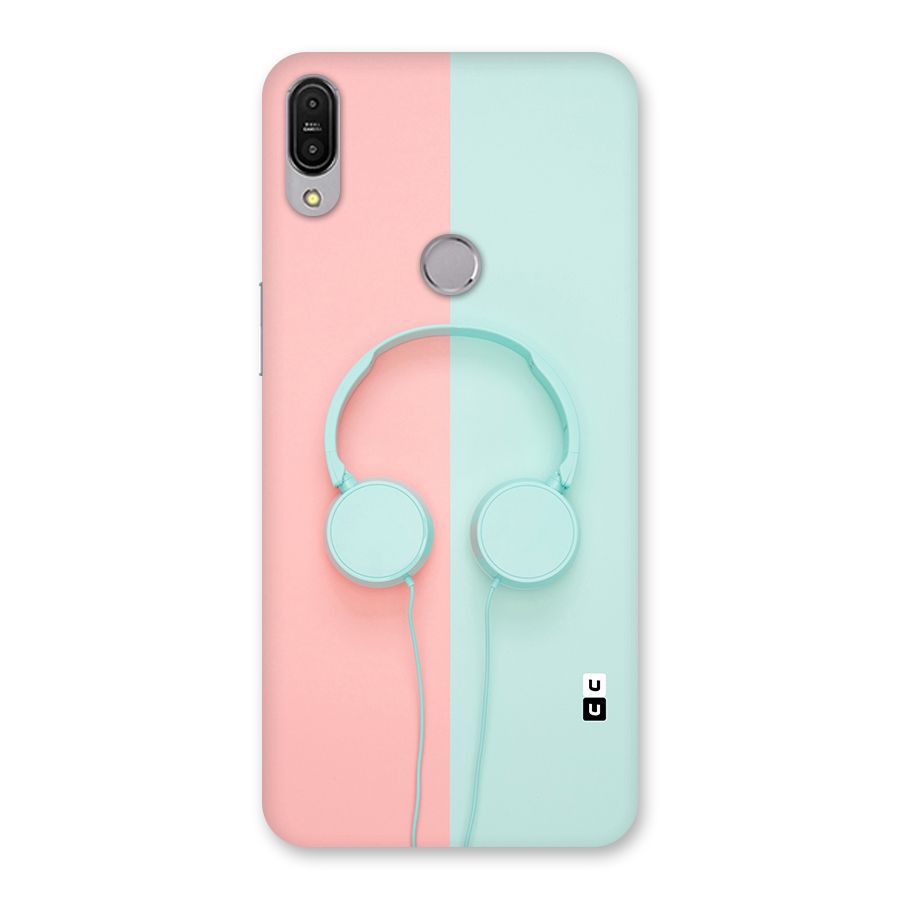 Pastel Headphones Back Case for Zenfone Max Pro M1