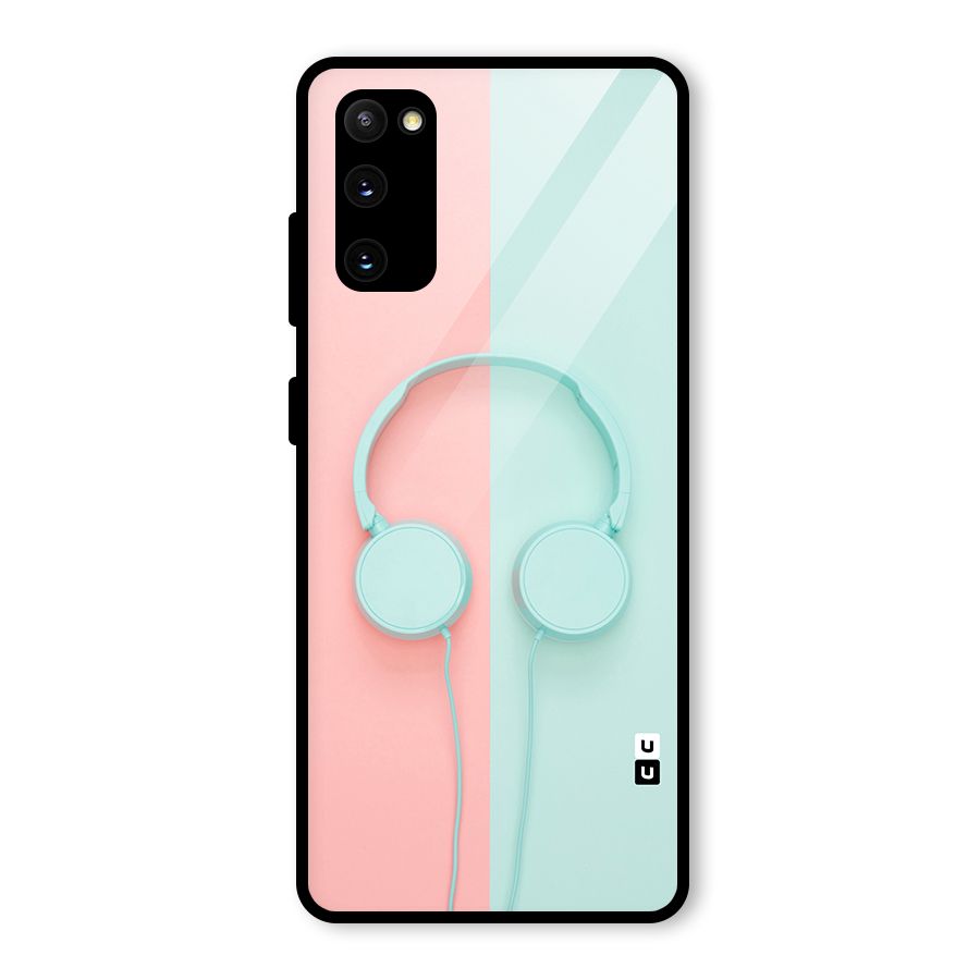 Pastel Headphones Glass Back Case for Galaxy S20 FE