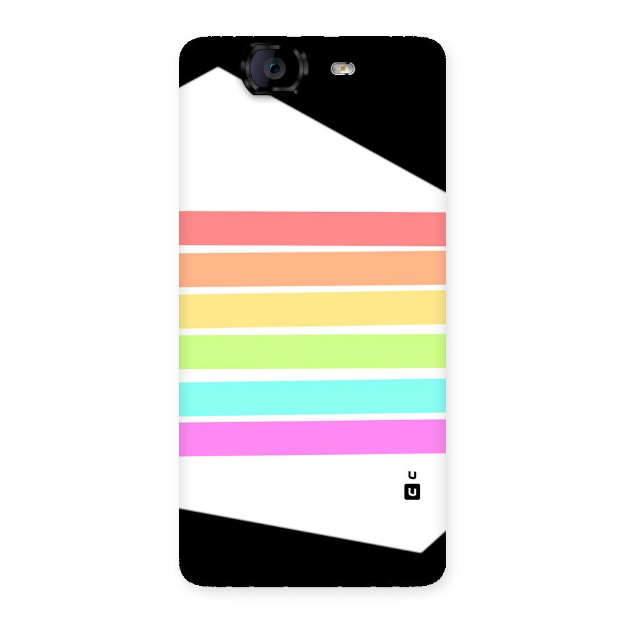 Pastel Pride Horizontal Stripes Back Case for Canvas Knight A350
