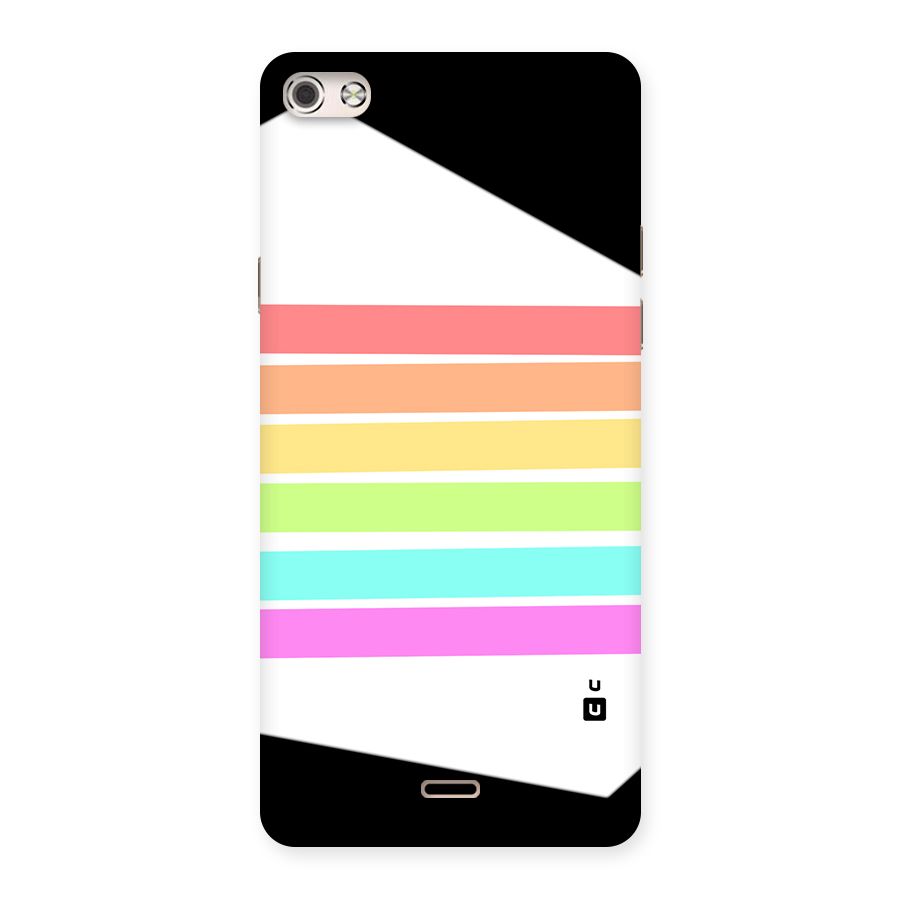 Pastel Pride Horizontal Stripes Back Case for Canvas Silver 5