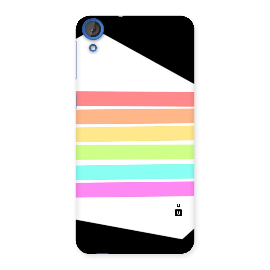 Pastel Pride Horizontal Stripes Back Case for Desire 820