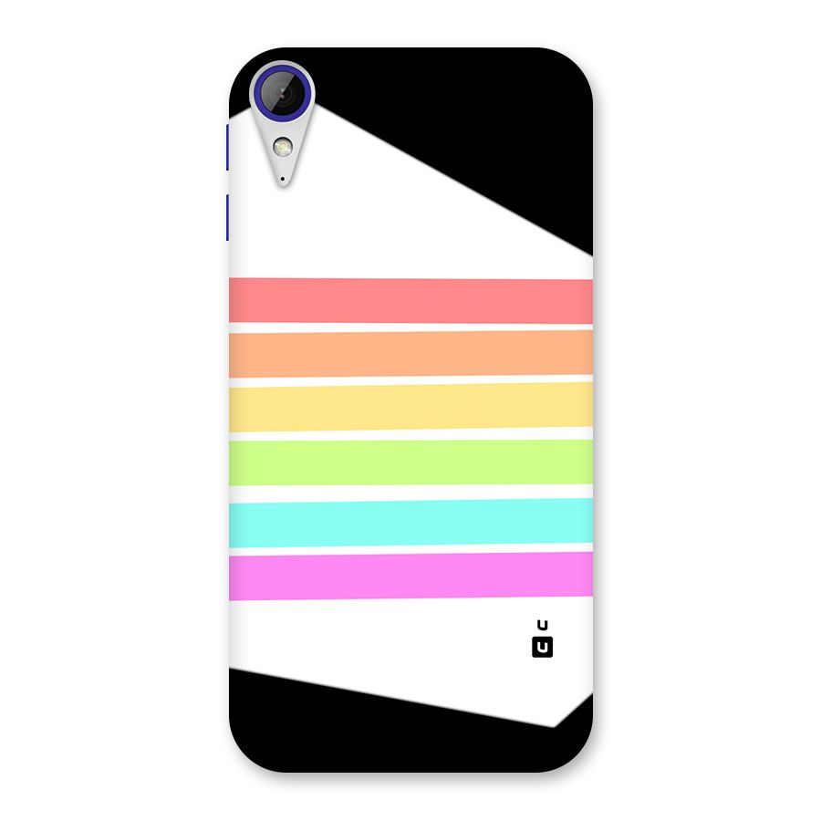 Pastel Pride Horizontal Stripes Back Case for Desire 830
