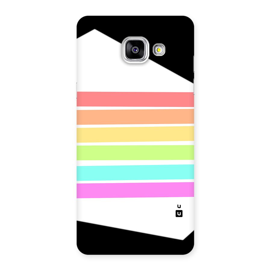 Pastel Pride Horizontal Stripes Back Case for Galaxy A5 (2016)
