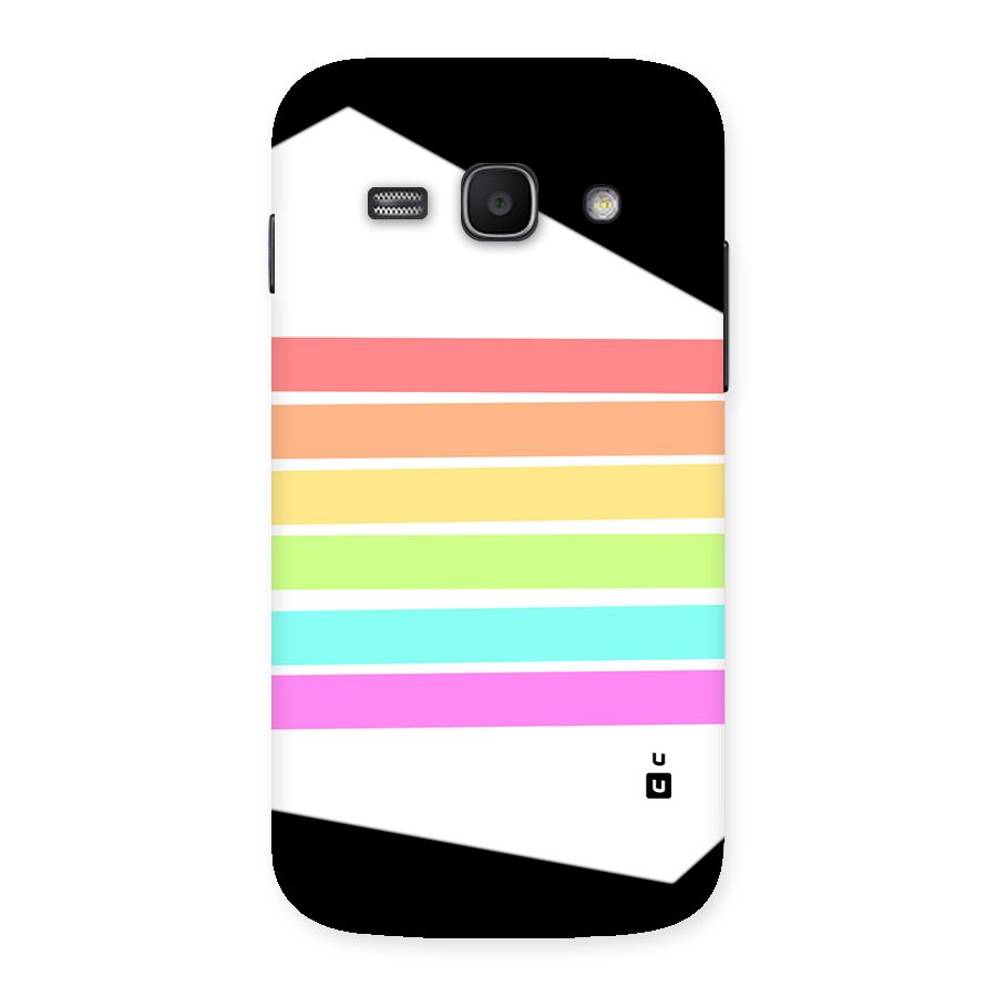 Pastel Pride Horizontal Stripes Back Case for Galaxy Ace3