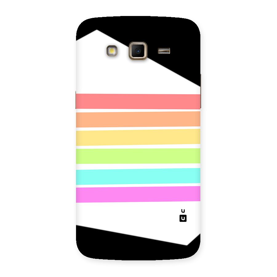 Pastel Pride Horizontal Stripes Back Case for Galaxy Grand 2
