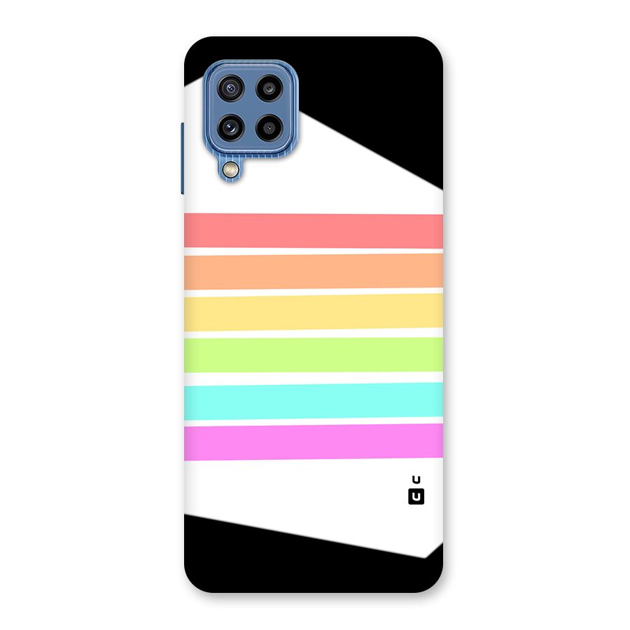 Pastel Pride Horizontal Stripes Back Case for Galaxy M32