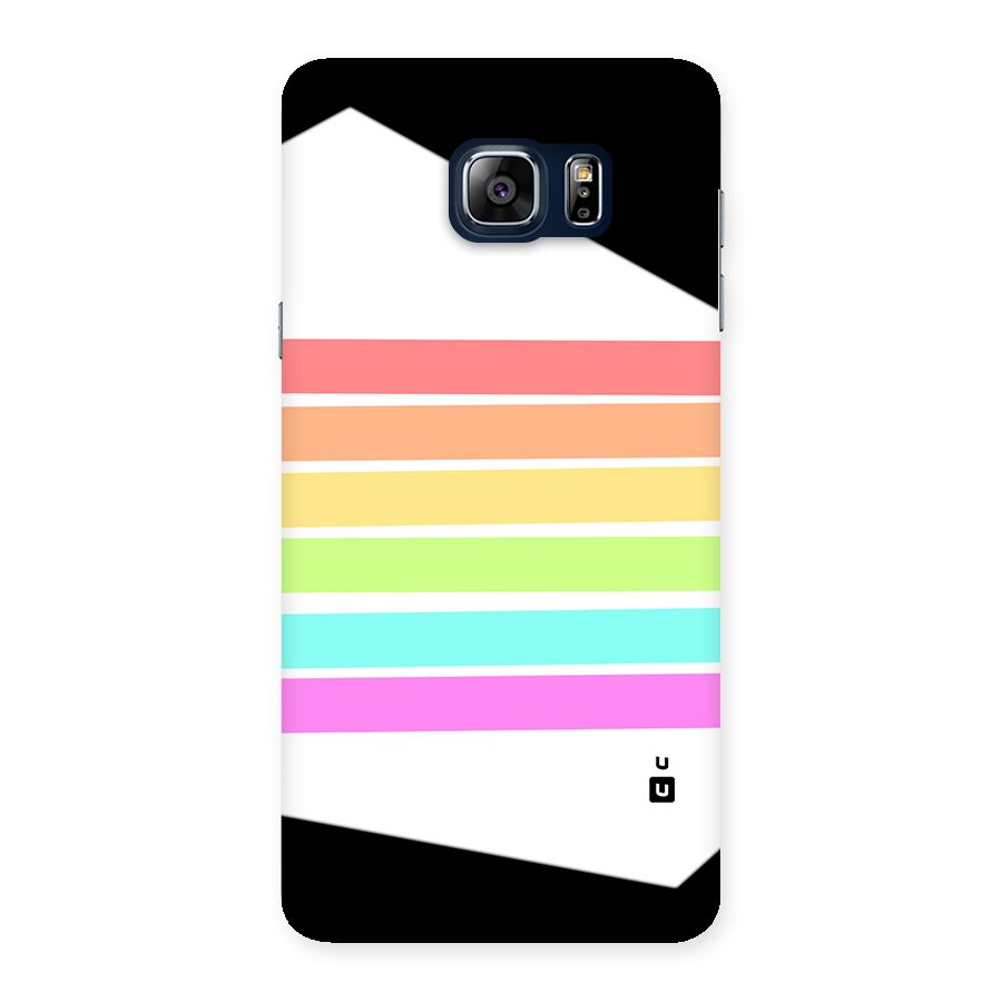 Pastel Pride Horizontal Stripes Back Case for Galaxy Note 5