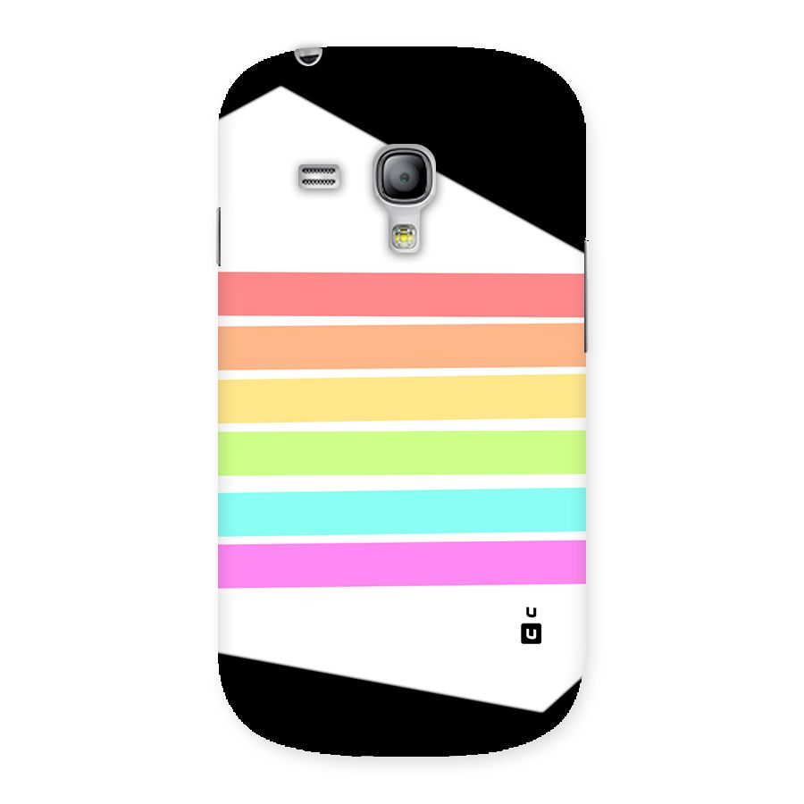 Pastel Pride Horizontal Stripes Back Case for Galaxy S3 Mini