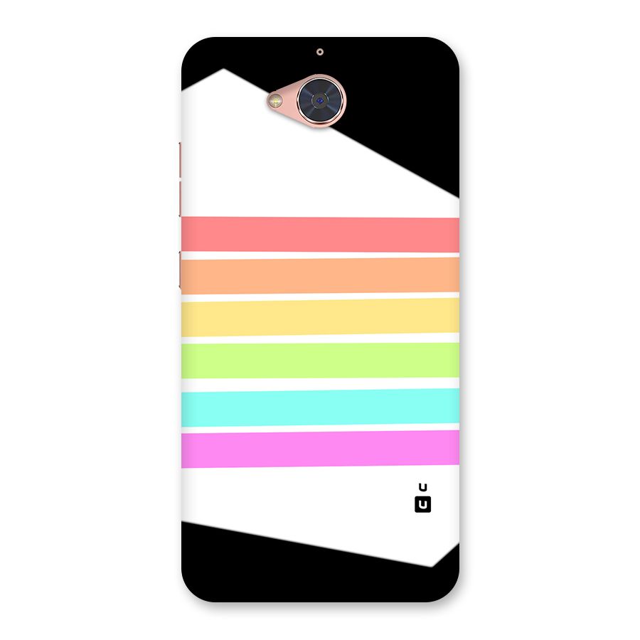 Pastel Pride Horizontal Stripes Back Case for Gionee S6 Pro