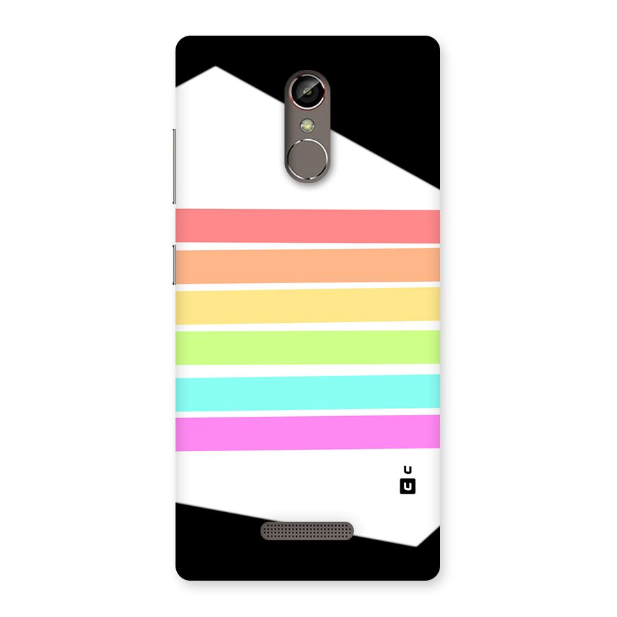 Pastel Pride Horizontal Stripes Back Case for Gionee S6s