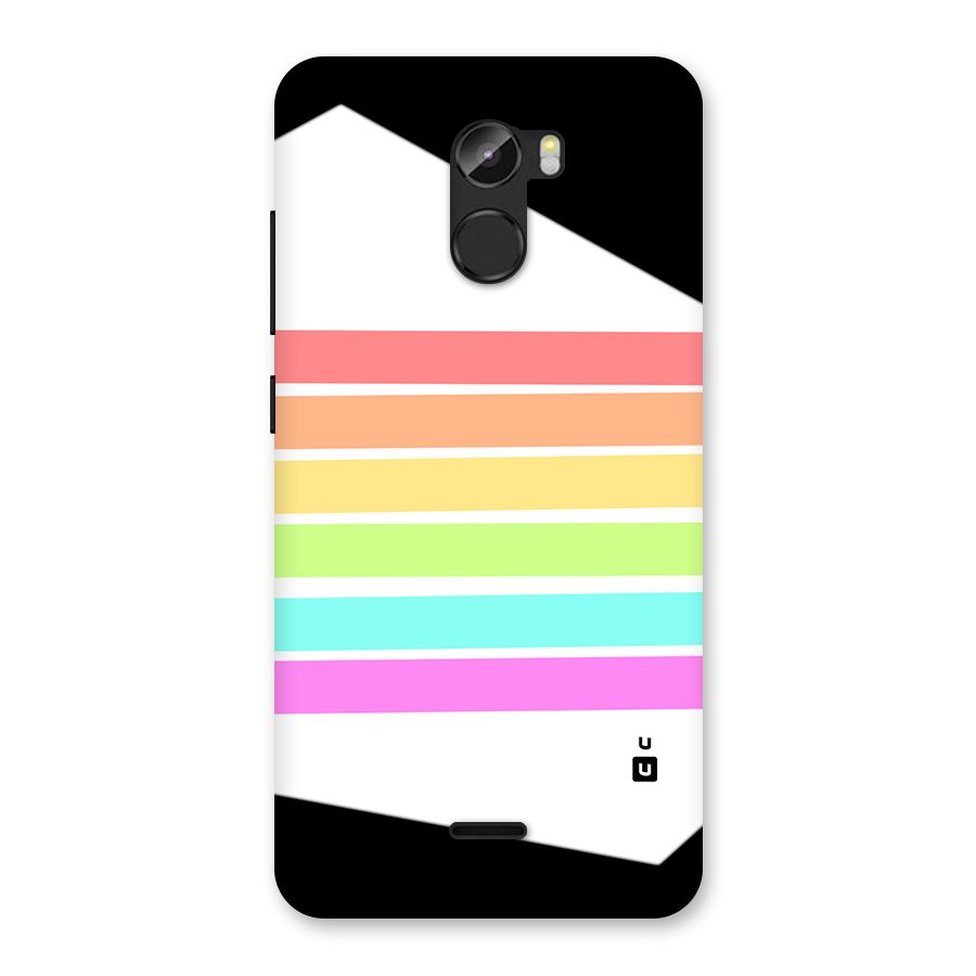 Pastel Pride Horizontal Stripes Back Case for Gionee X1