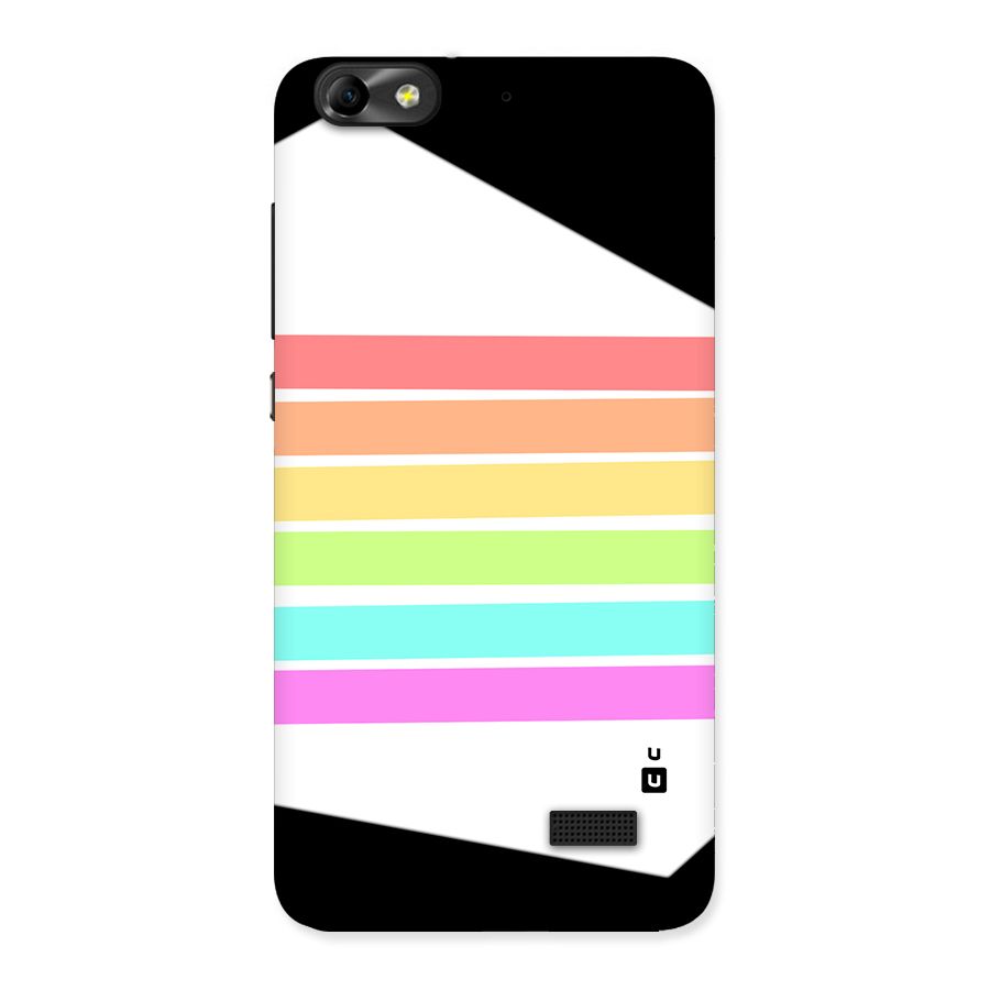 Pastel Pride Horizontal Stripes Back Case for Honor 4C