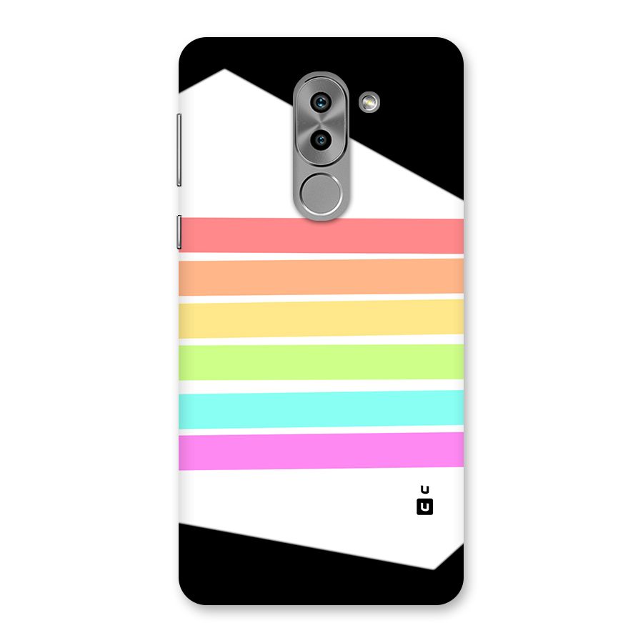 Pastel Pride Horizontal Stripes Back Case for Honor 6X
