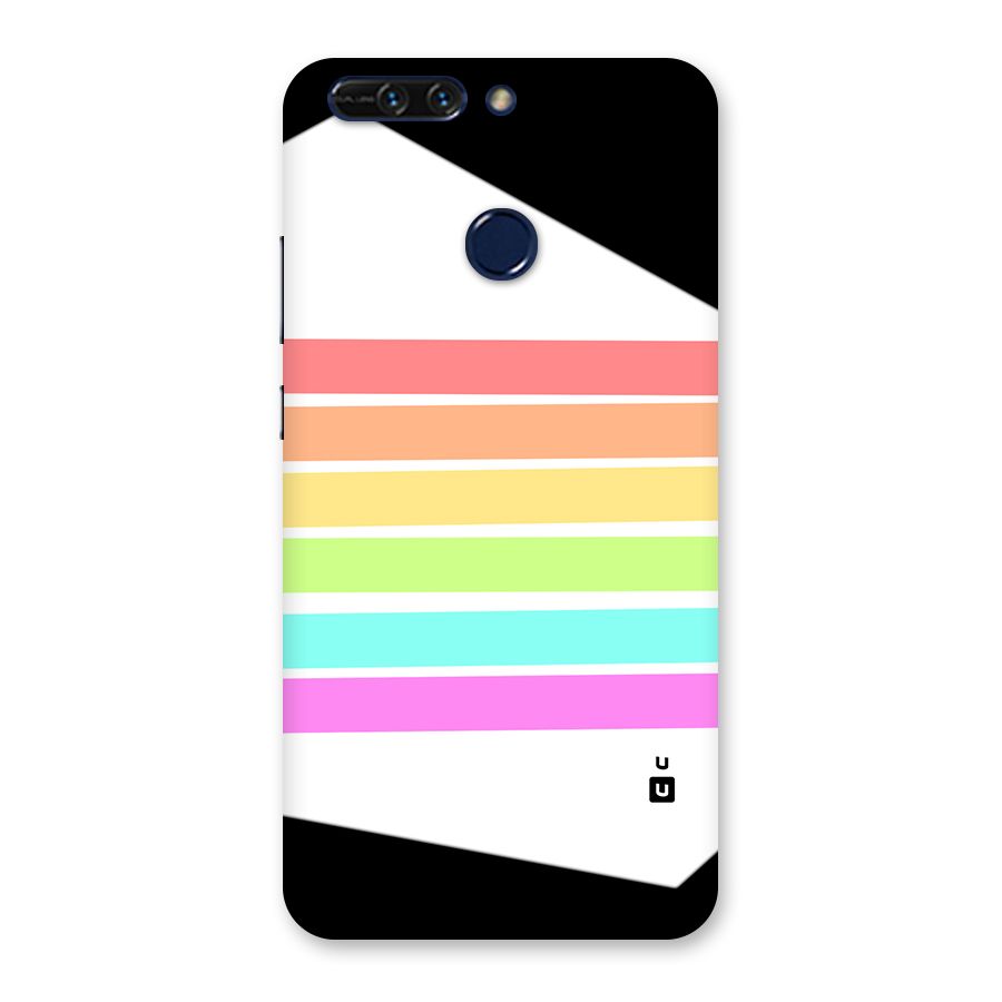 Pastel Pride Horizontal Stripes Back Case for Honor 8 Pro