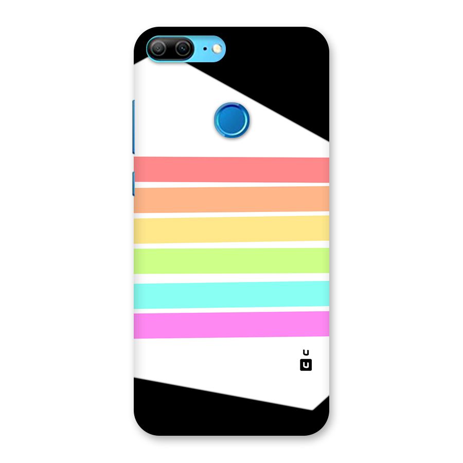 Pastel Pride Horizontal Stripes Back Case for Honor 9 Lite