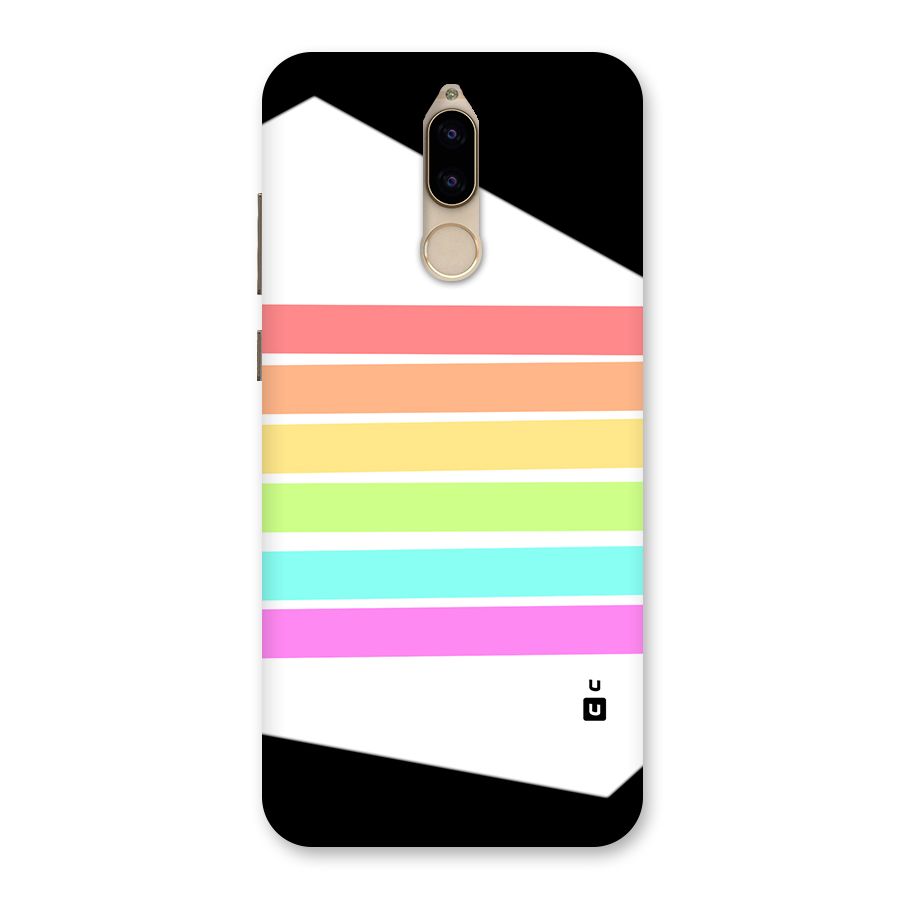 Pastel Pride Horizontal Stripes Back Case for Honor 9i