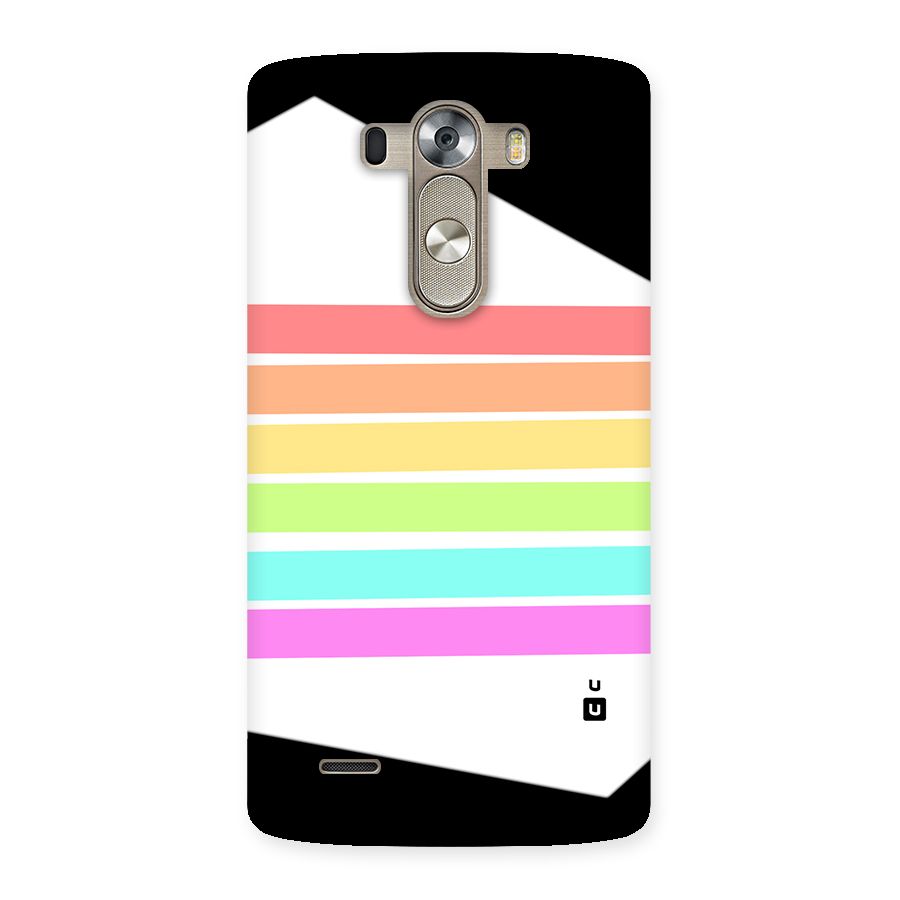 Pastel Pride Horizontal Stripes Back Case for LG G3