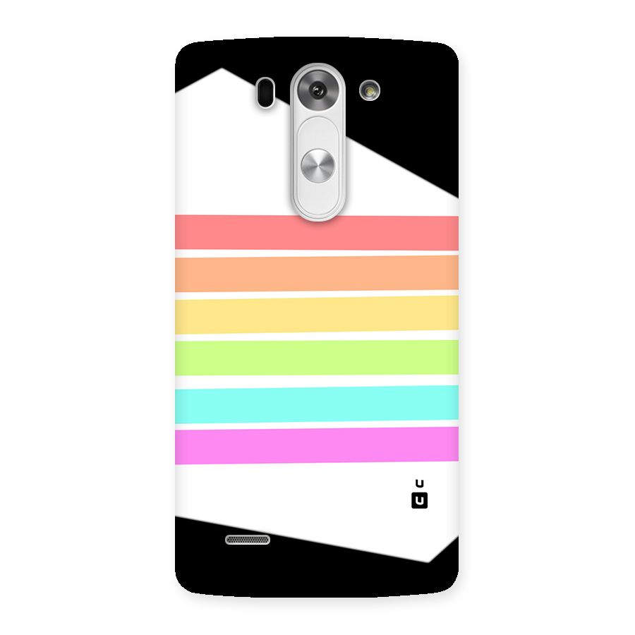 Pastel Pride Horizontal Stripes Back Case for LG G3 Mini