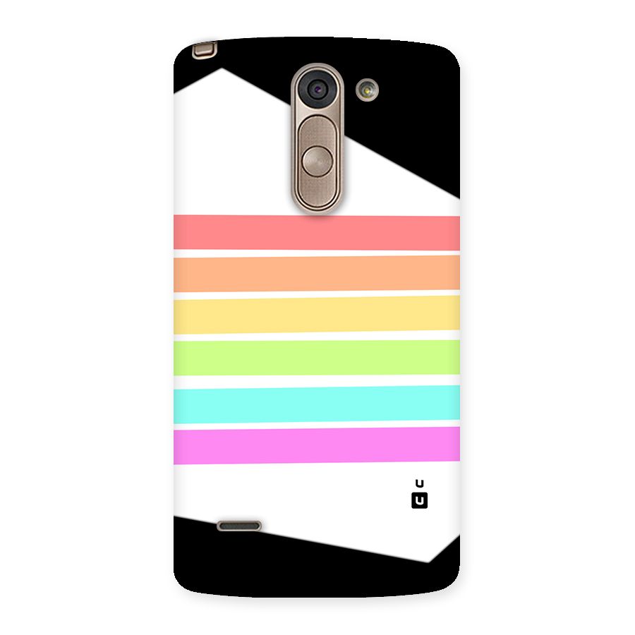Pastel Pride Horizontal Stripes Back Case for LG G3 Stylus