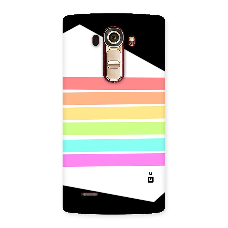 Pastel Pride Horizontal Stripes Back Case for LG G4
