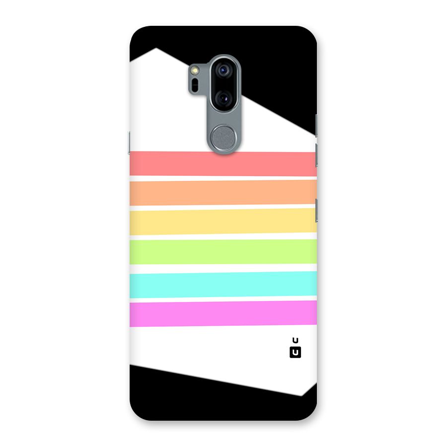 Pastel Pride Horizontal Stripes Back Case for LG G7
