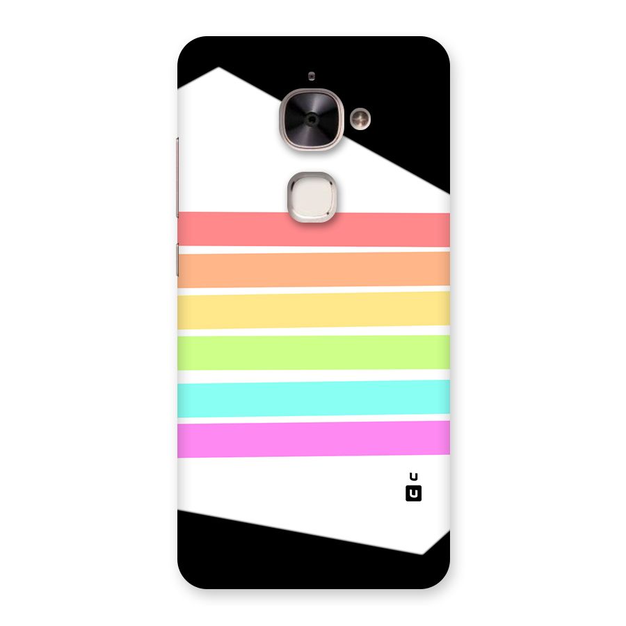 Pastel Pride Horizontal Stripes Back Case for Le 2