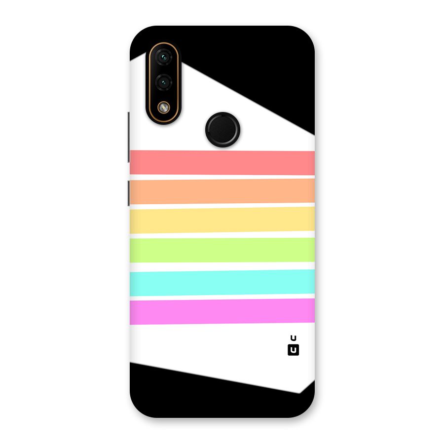 Pastel Pride Horizontal Stripes Back Case for Lenovo A6 Note