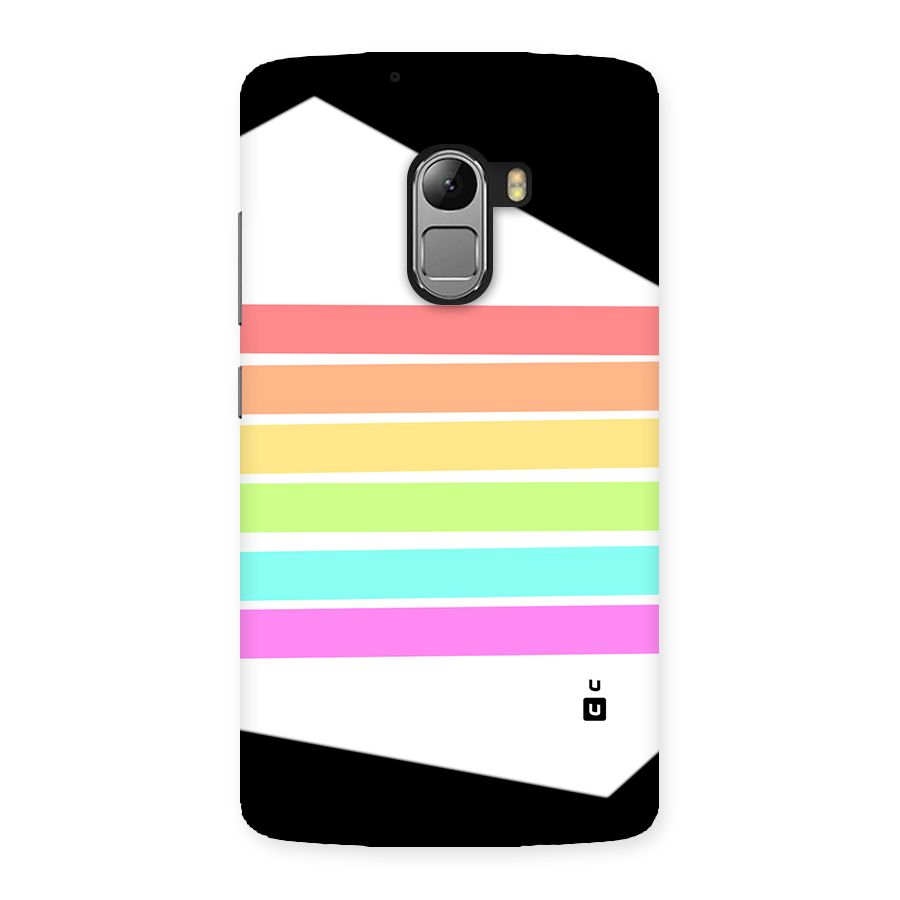 Pastel Pride Horizontal Stripes Back Case for Lenovo K4 Note