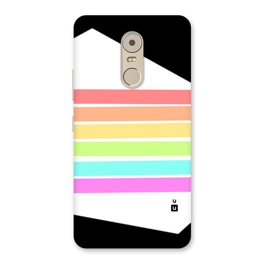 Pastel Pride Horizontal Stripes Back Case for Lenovo K6 Note