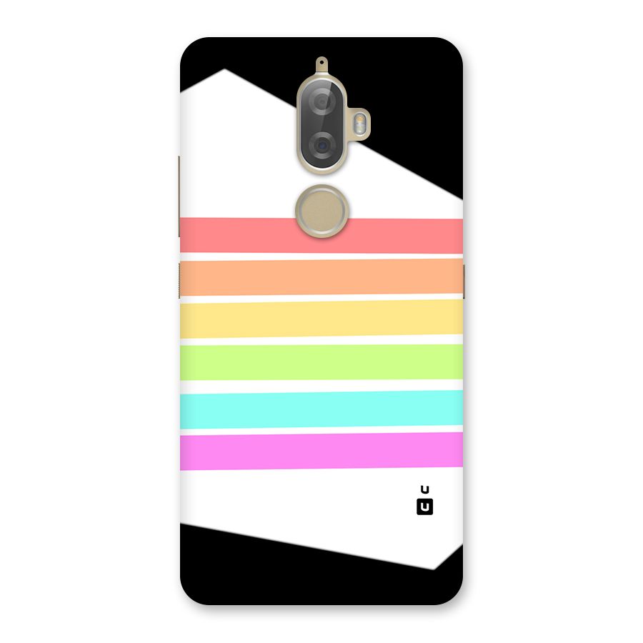 Pastel Pride Horizontal Stripes Back Case for Lenovo K8 Plus