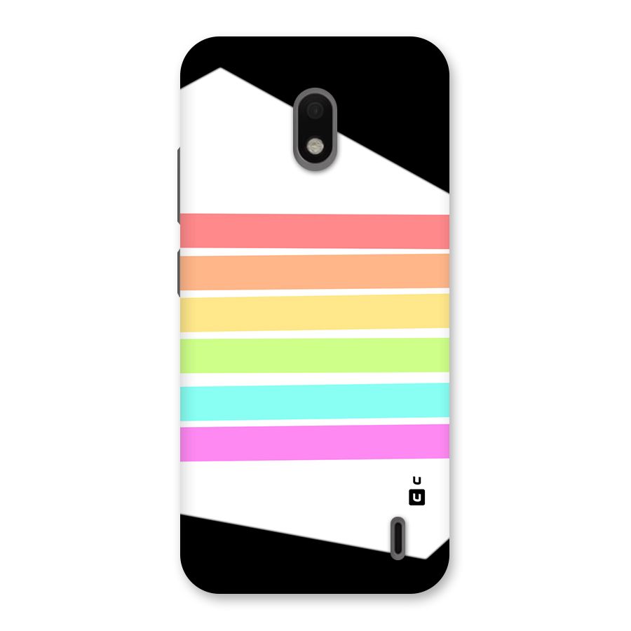 Pastel Pride Horizontal Stripes Back Case for Nokia 2.2