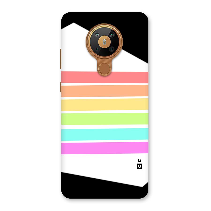 Pastel Pride Horizontal Stripes Back Case for Nokia 5.3