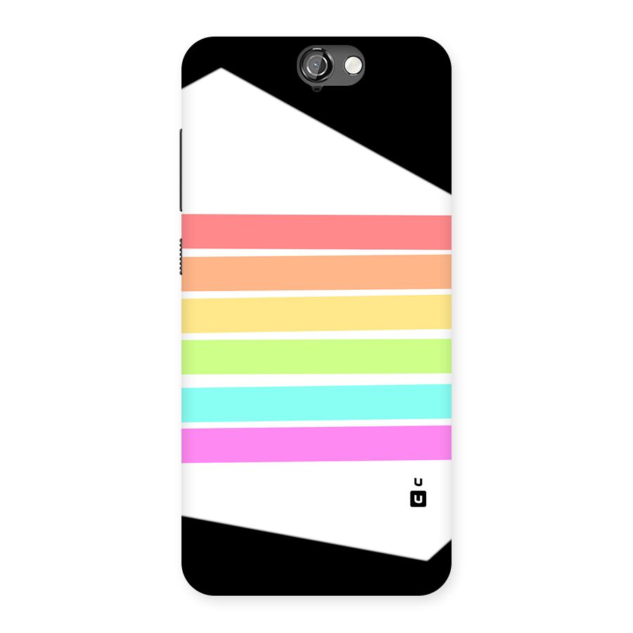 Pastel Pride Horizontal Stripes Back Case for One A9