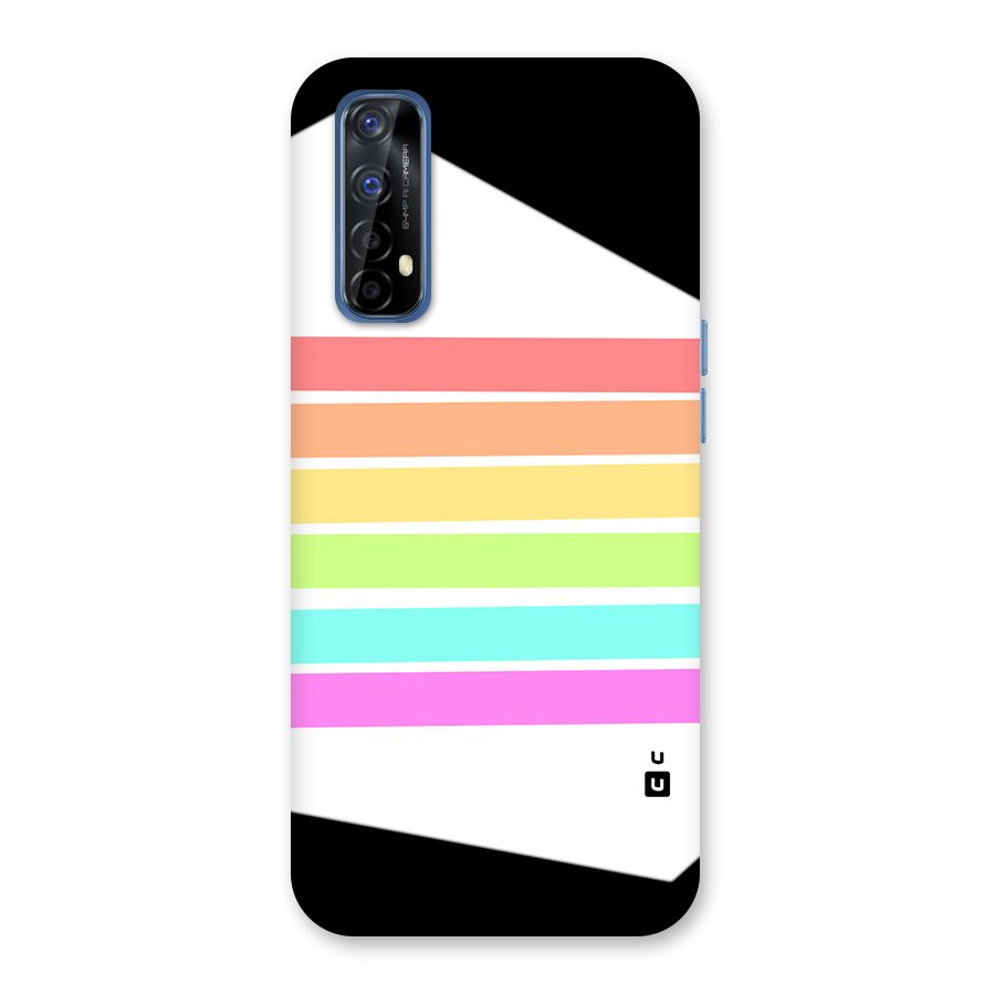 Pastel Pride Horizontal Stripes Back Case for Realme 7