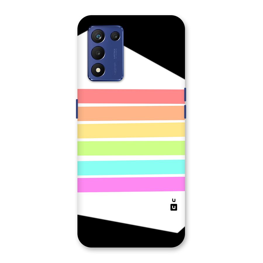 Pastel Pride Horizontal Stripes Back Case for Realme 9 5G Speed