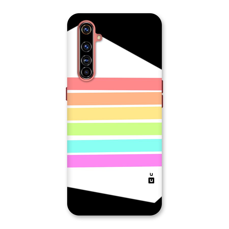 Pastel Pride Horizontal Stripes Back Case for Realme X50 Pro