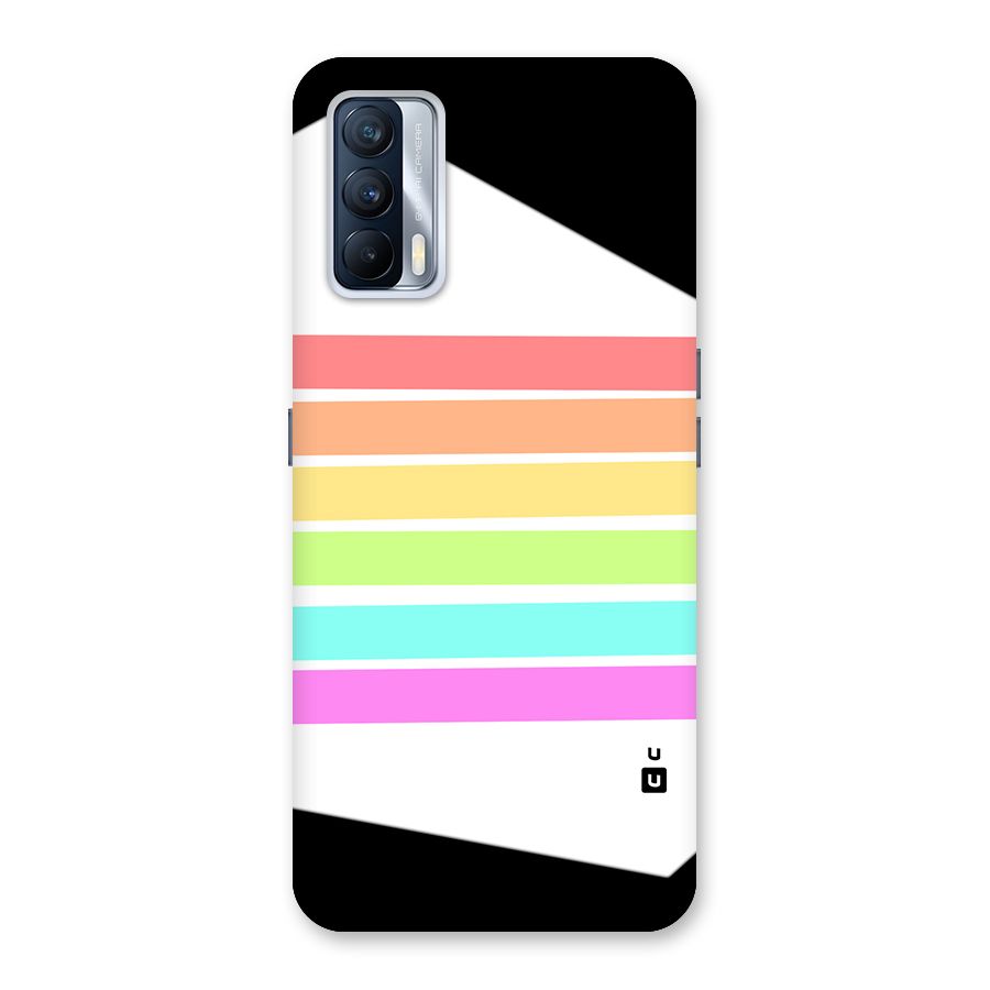 Pastel Pride Horizontal Stripes Back Case for Realme X7