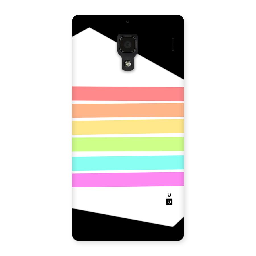 Pastel Pride Horizontal Stripes Back Case for Redmi 1s
