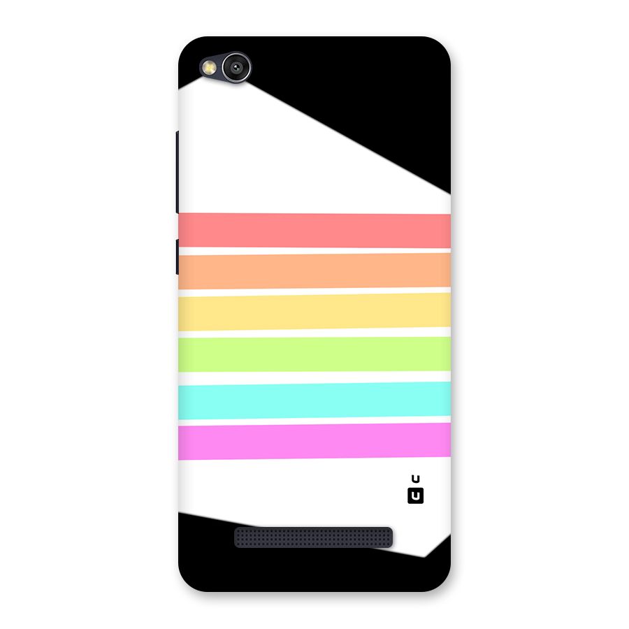 Pastel Pride Horizontal Stripes Back Case for Redmi 4A